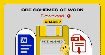 CBE Grade 7 schemes of work