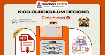 PP1 KICD Curriculum Designs