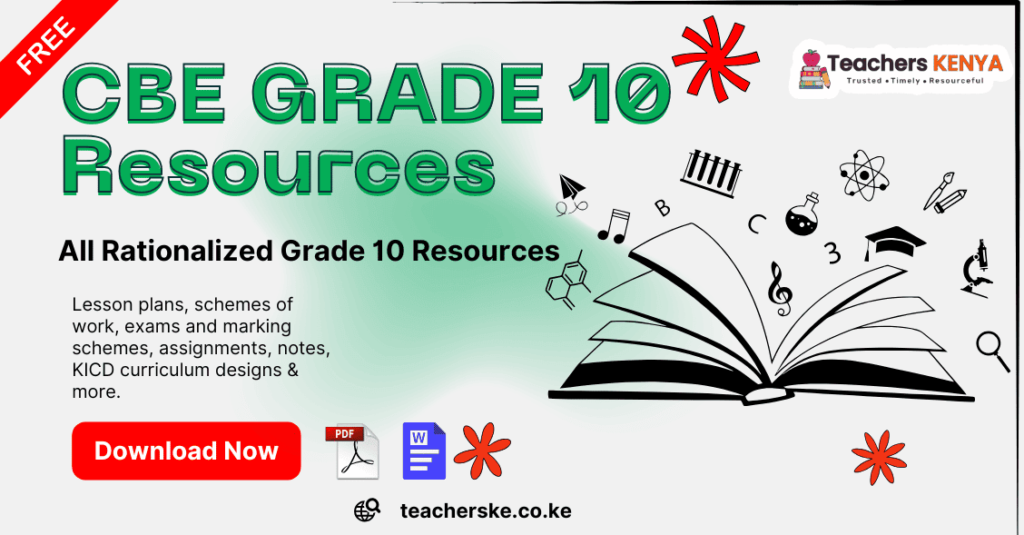 grade 10 cbe resources