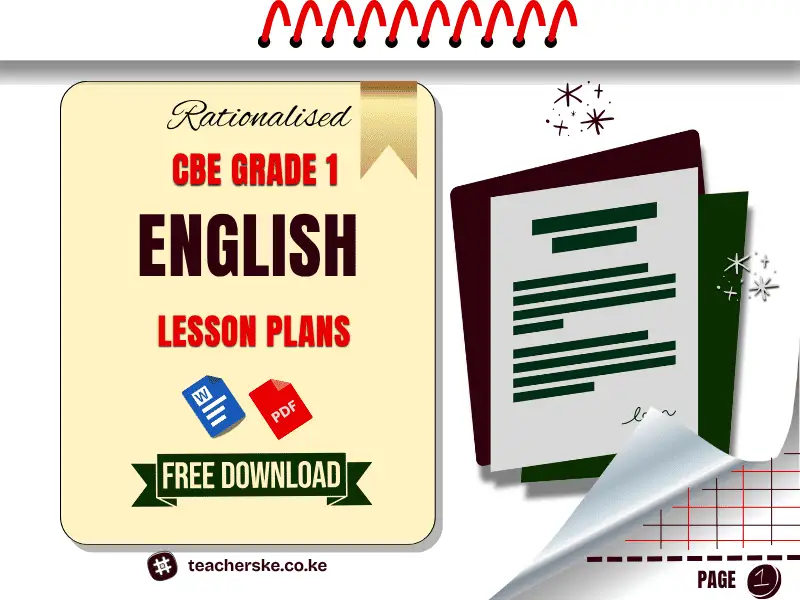 Term 2 Grade 1 English Lesson Plan