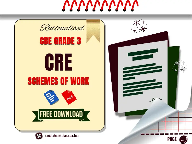 Term 2 Grade 3 CRE schemes of work
