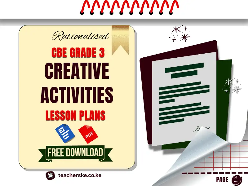 Term 2 Grade 3 Creative Activities Lesson Plan