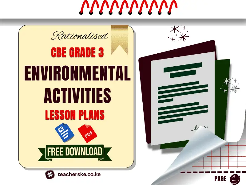 Term 2 Grade 3 Environmental Activities Lesson Plan