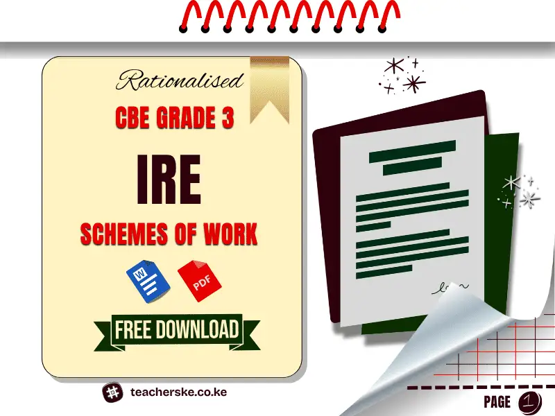Term 2 Grade 3 IRE schemes of work