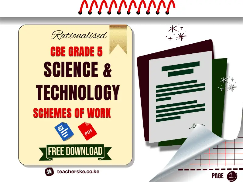 Term 2 Grade 5 Science and Technology schemes of work