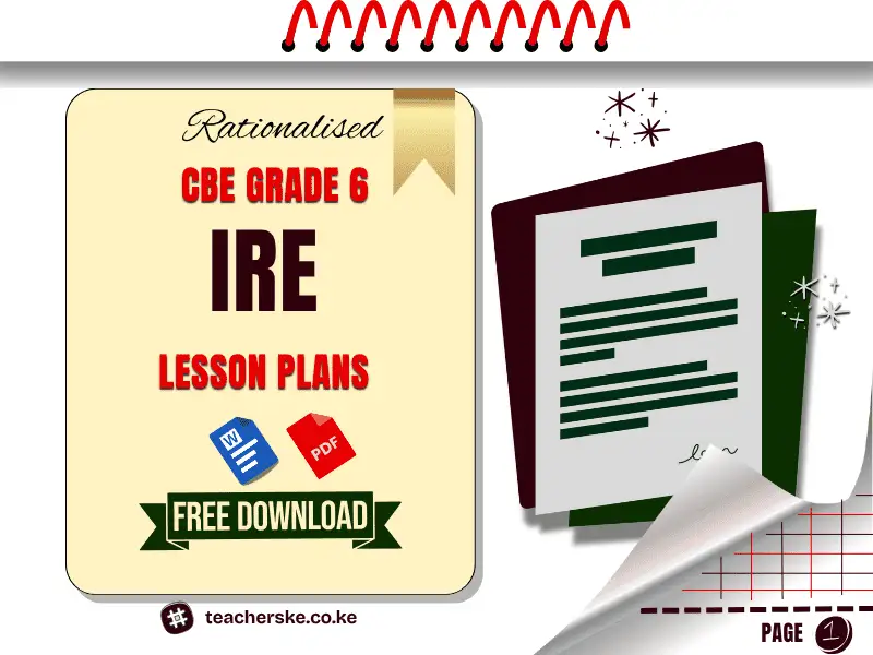 Term 1 Grade 6 IRE Lesson Plans