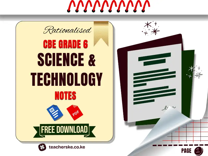 Grade 6 Science and Technology Lesson Notes