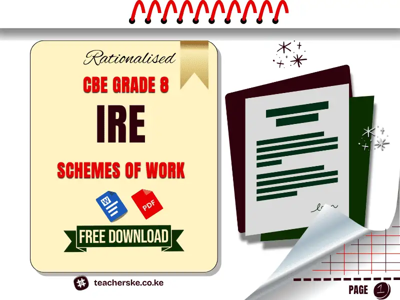 Term 1 Grade 8 IRE schemes of work