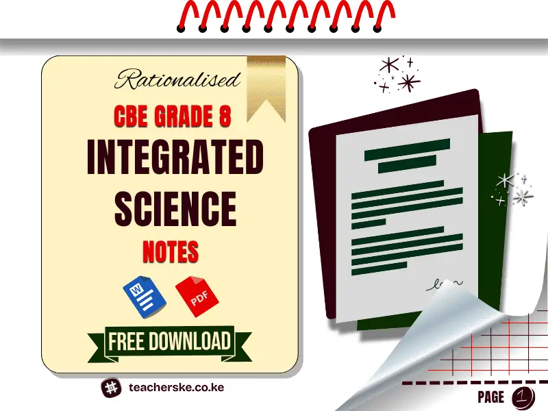 Grade 8 Integrated Science Lesson Notes