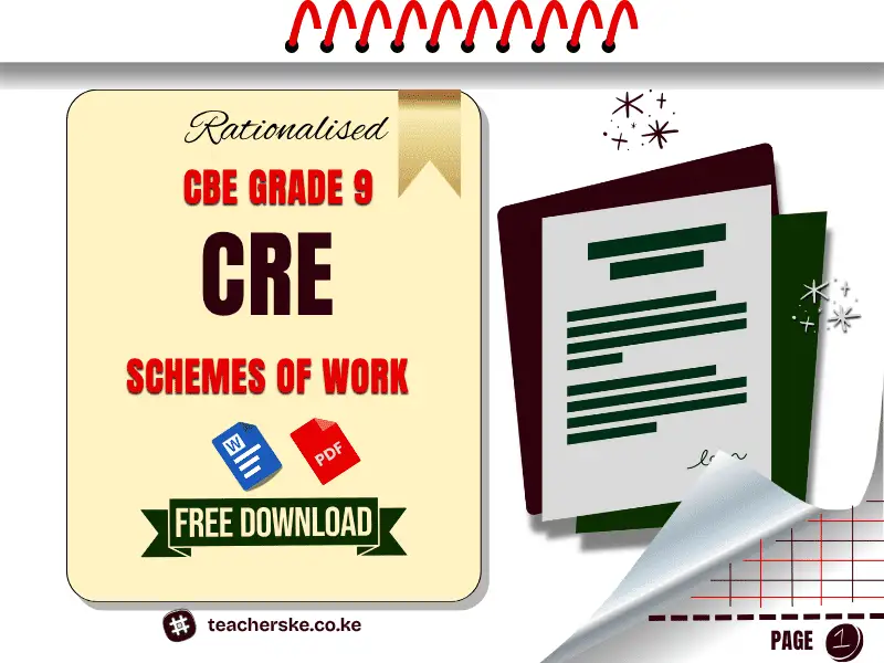 Term 2 Grade 9 CRE schemes of work