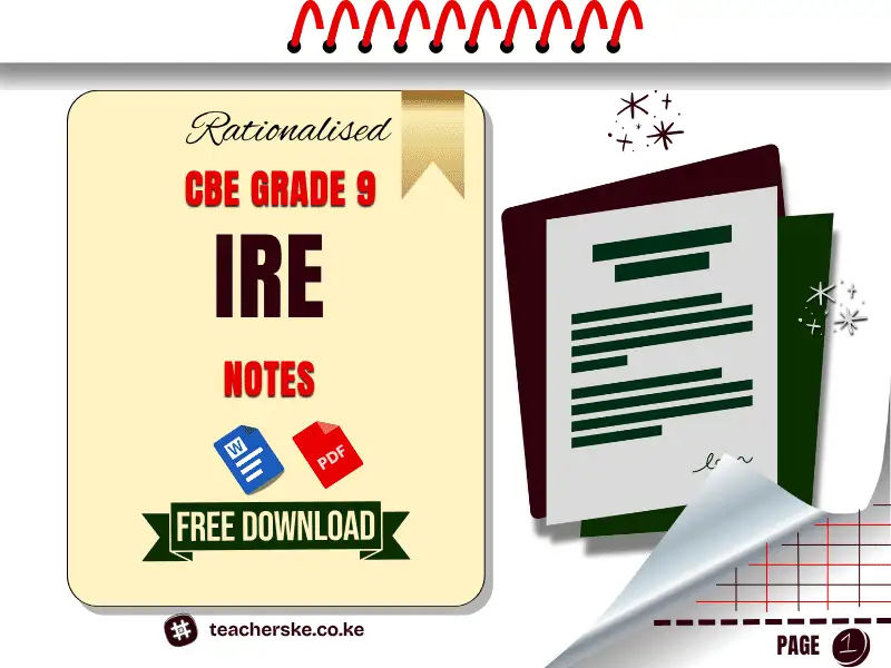 Grade 9 IRE Lesson Notes