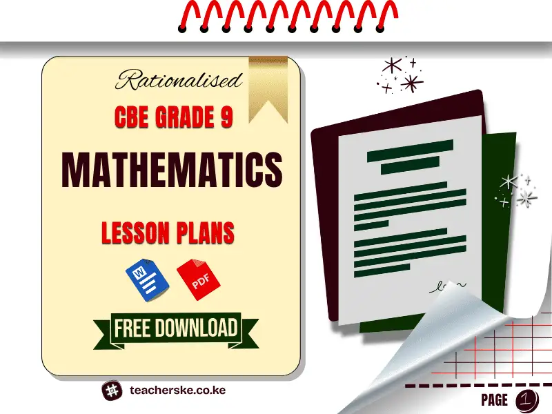 Term 1 Grade 9 Mathematics Activities Lesson Plans