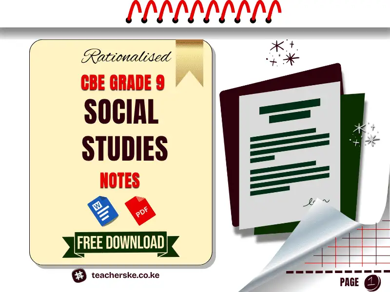 Grade 9 Social Studies Lesson Notes