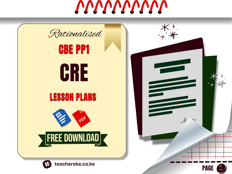 Term 2 PP1 CRE Lesson Plan