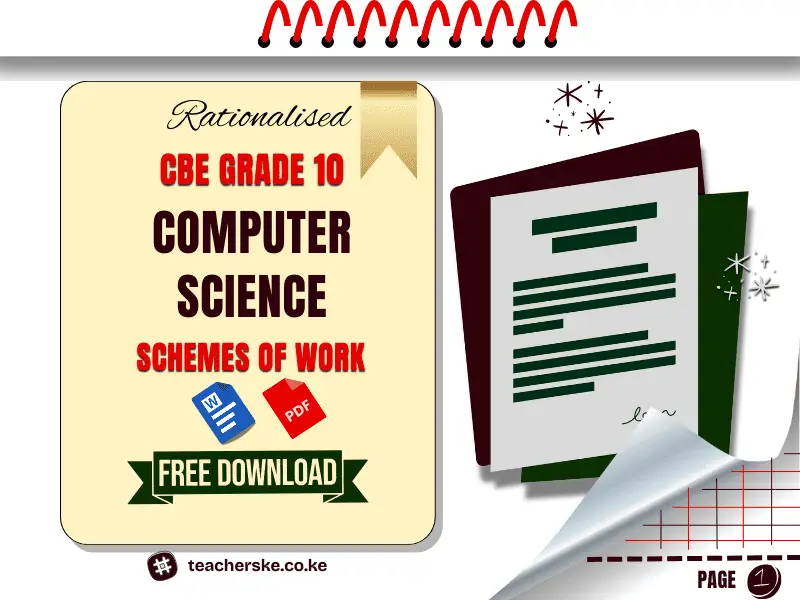 Term 1 Grade 10 Computer Science Schemes of Work