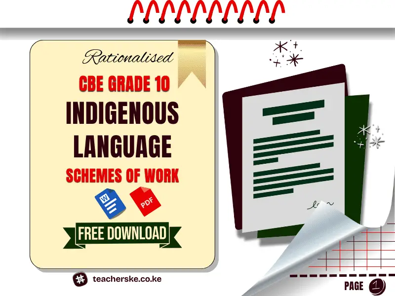 Term 1 Grade 10 Indigenous Language Schemes of Work