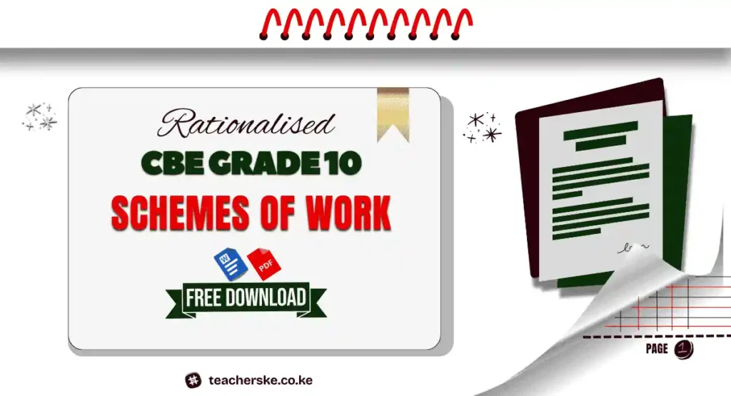 Grade 10 schemes of work