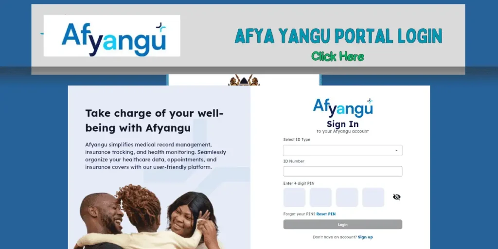 Afya Yangu Portal Login