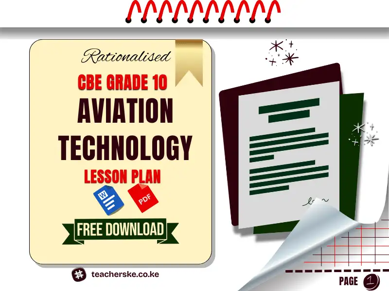 Term 2 Grade 10 Aviation Technology Lesson Plan