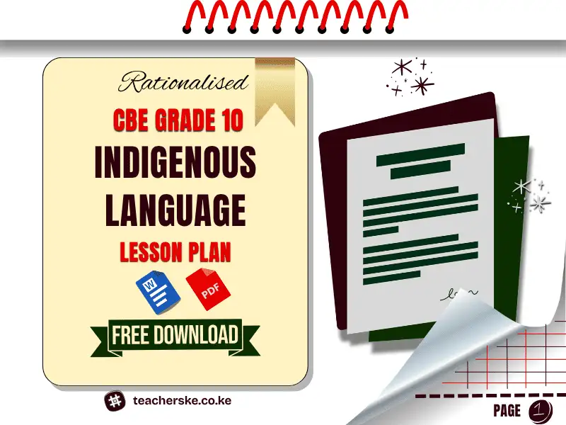 Term 2 Grade 10 Indigenous Language Lesson Plan